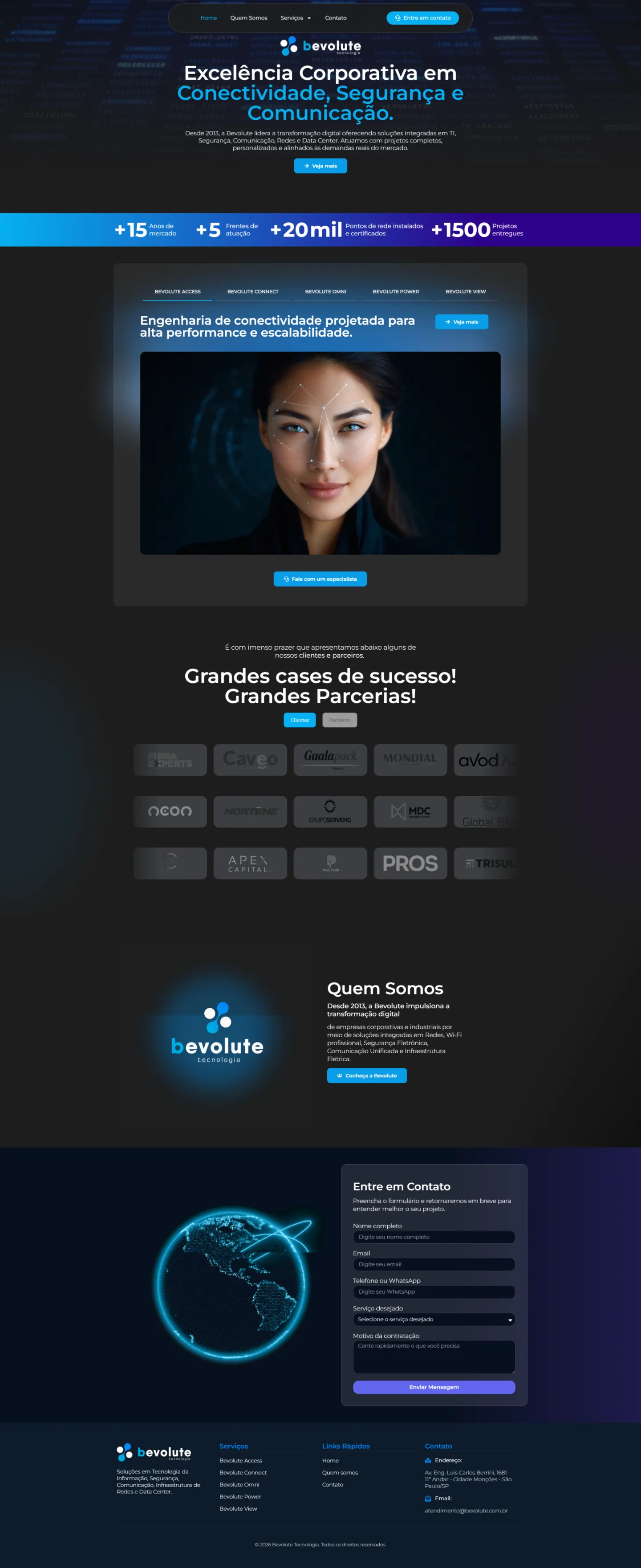 Bevolute: Home — Cinco produtos, uma promessa só