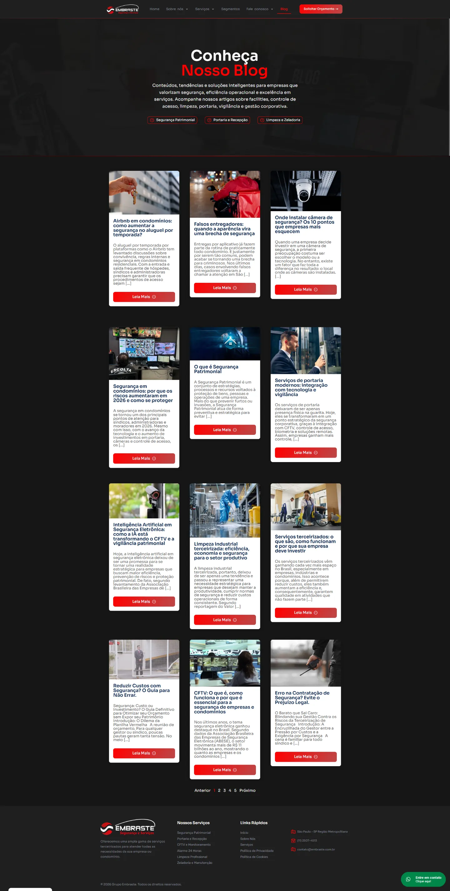 Embraste: Blog — Conteúdo para quem pesquisa antes