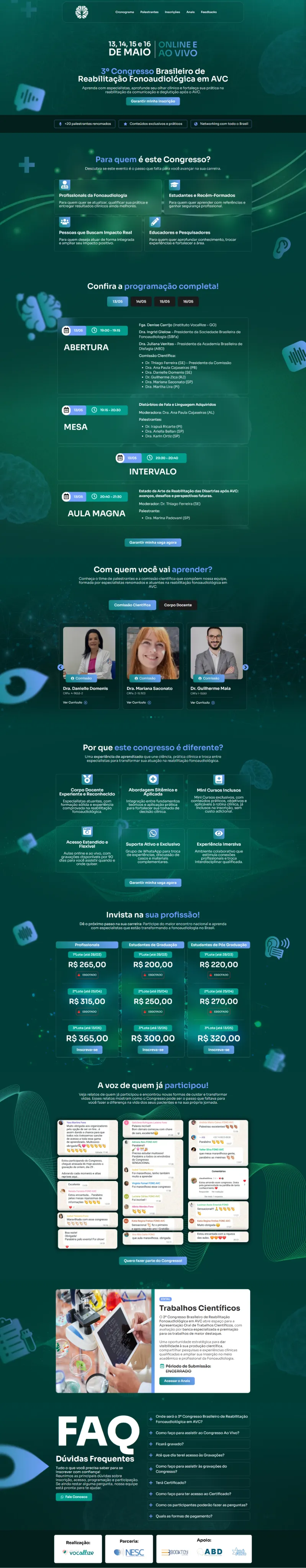 Vocallize: Edição 3 — 3º Congresso Brasileiro de Reabilitação Fonoaudiológica em AVC